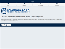 Tablet Screenshot of colombomario.com
